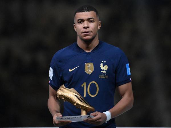 Kylian Mbappé se quedó con la Bota de Oro del Mundial 2022 luego de haber convertido ocho goles.