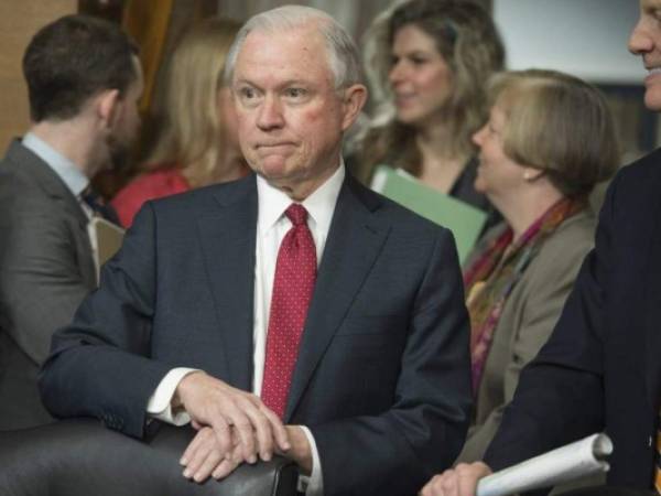 El secretario de Justicia de los Estados Unidos, Jeff Sessions. Foto: Agencia AP.