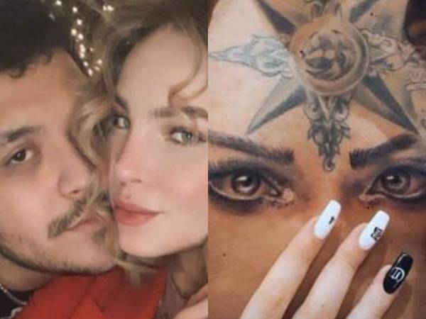 Durante su año y medio de relación, Nodal se hizo tres tatuajes por Belinda.