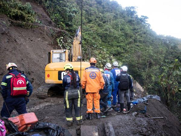 Unos ochenta socorristas participaron en las operaciones de rescate de las víctimas que culminaron este lunes.