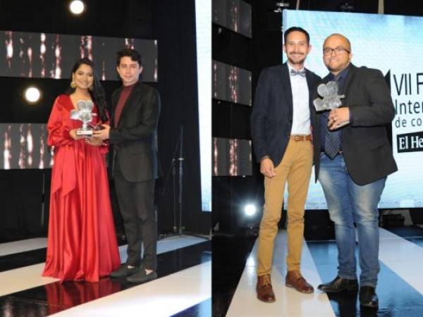 Ambos talentos William Reyes y Víctor Aguilar en su participación durante la noche Gala del Festival Internacional de Cortometrajes EL HERALDO. Fotos: EL HERALDO