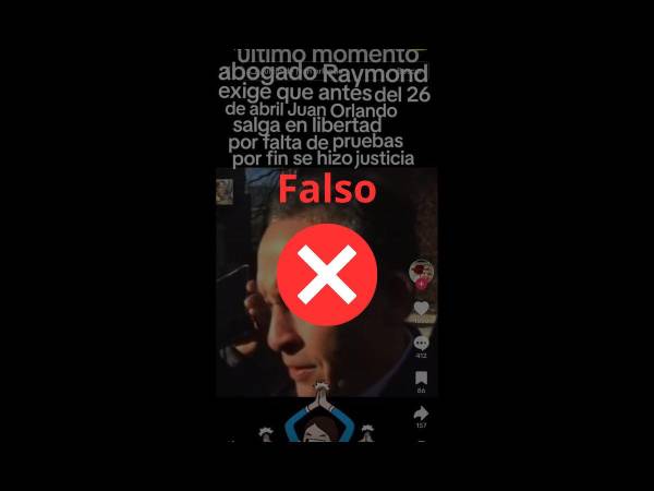 Captura de pantalla a una publicación de TikTok realizada el 22 de abril de 2024.