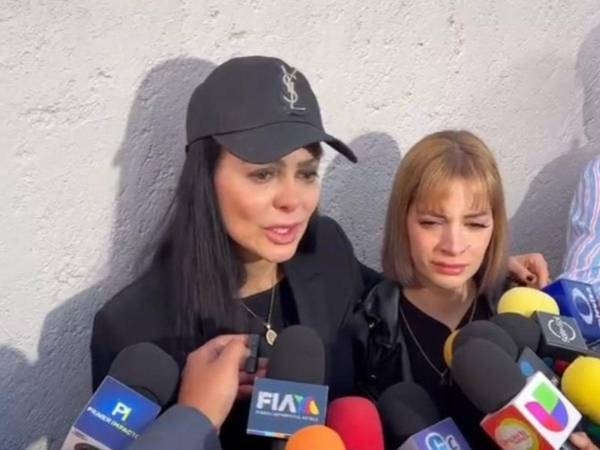 Maribel Guardia estaba acompañada por su nuera, Imelda Garza.