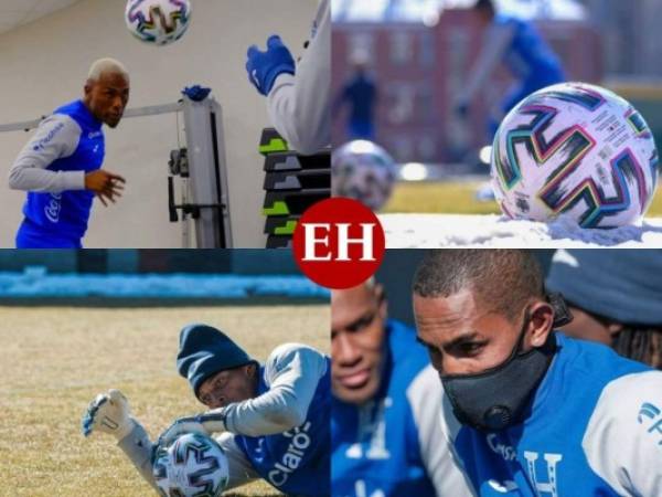 La Selección Nacional de Honduras ya entrena para enfrentar a su similar de Bielorrusia. Fotos: cortesía