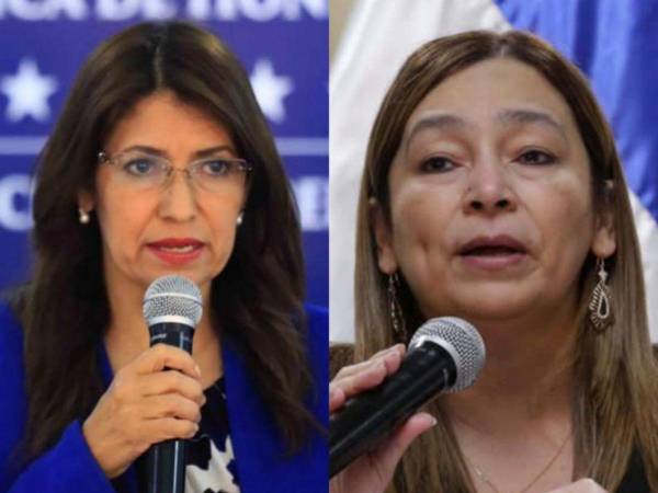 Alba Consuelo Flores asumió su cargo como ministra de salud en 2018 y Rocío Tábora en ese mismo año.