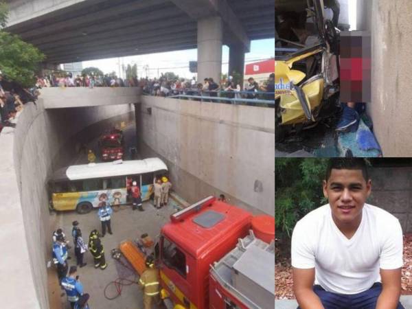 A más de 24 horas del fatídico accidente de tránsito de un bus rapidito que cayó de un puente a desnivel en el bulevar Suyapa de Tegucigalpa, hay varias versiones confusas en torno a la víctima mortal de la tragedia. Fueron los familiares los que dieron detalles acerca del infortunado hombre.