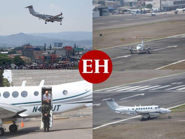 La avioneta de la Administración de Control de Drogas de Estados Unidos (DEA) que trasladará al expresidente de Honduras, Juan Orlando Hernández a Nueva York, aterrizó a la 1:19 de la tarde de este jueves en la pista del aeropuerto Toncontín de Tegucigalpa.