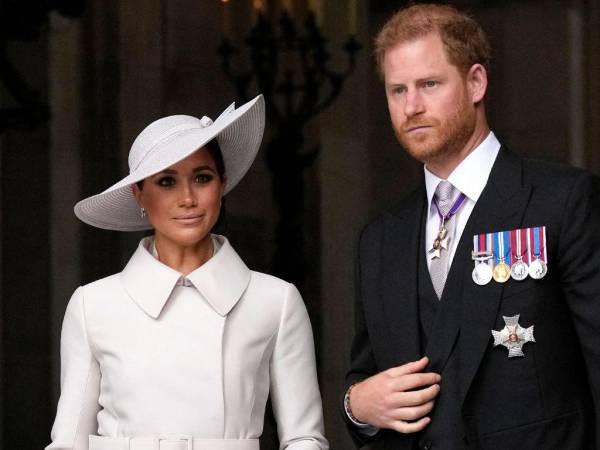 Harry y Meghan viajaron junto a sus dos hijos para las celebraciones del Jubileo de Platino de la reina Isabel II.