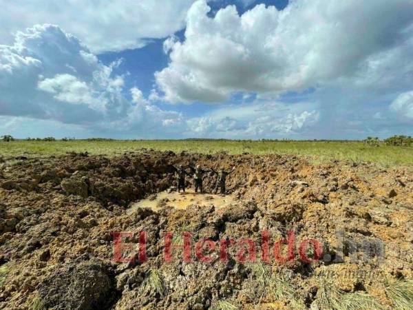 Los militares inhabilitan frecuentemente narcopistas en La Mosquitia.