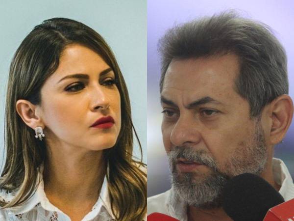 La diputada Kritza Pérez y el diputado Marlon Lara.