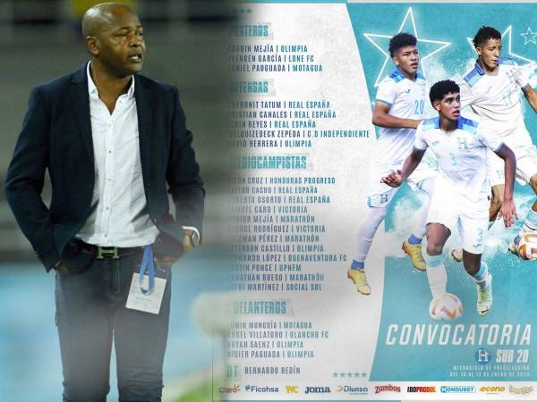 Bernardo Redín realiza la convocatoria para la Selección de Honduras sub-23.