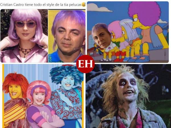 Cristian Castro ha estado ausente de las cámaras en los últimos meses, sin embargo, en sus repentinas apariciones ha sorprendido con diferentes cambios de looks que han sido blanco de críticas e incluso los internautas han echado a volar su imaginación con divertidos memes. A continuación te dejamos los más divertidos tras su nuevo y extravagante estilo en el programa argentino ‘Canta conmigo ahora’. ¡No te los pierdas!