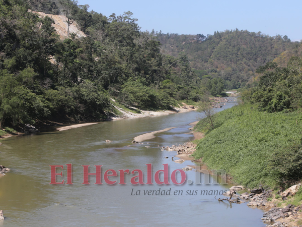 Vista del río Patuca en Olancho.