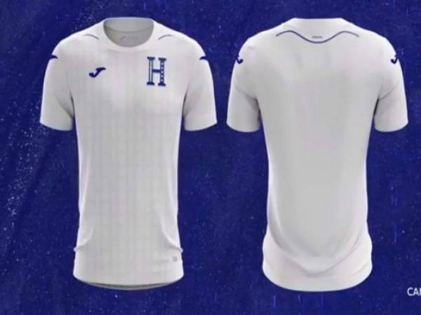 La camiseta de la Selección de Honduras de local. Diseño 2019-2021.