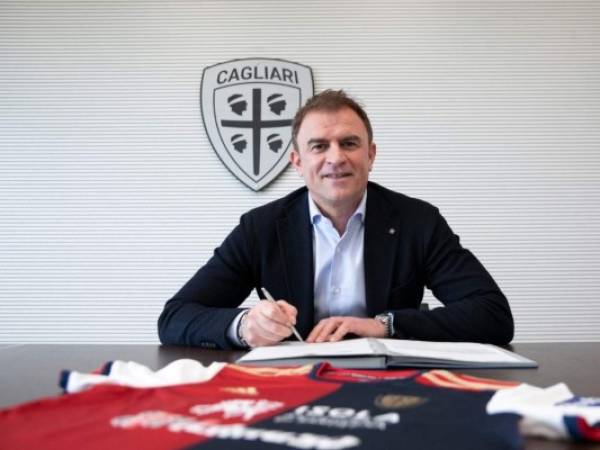 Leonardo Semplici, nuevo entrenador del Cagliari, firmó contrato hasta junio de 2022. Foto: @SoyCalcio en Twitter