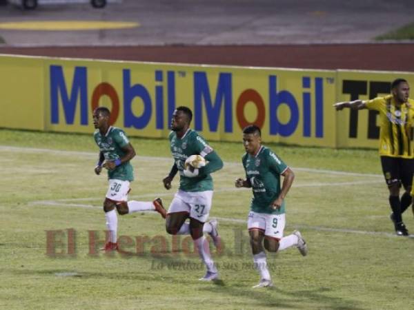 Marathón busca afianzarse en el primer lugar de la tabla, por lo que su objetivo es vencer a Real España en la jornada 15. (Foto: EL HERALDO)