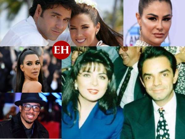 A lo largo de la historia, los famosos han tenido diversas parejas y aunque algunas han durado años, otros han sido fugaces. Kim Kardashian, Jacqueline Bracamontes y Eugenio Derbez figuran en este listado. A continuación los detalles.