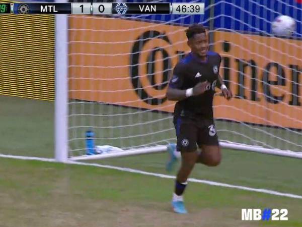 Así celebró Quioto el gol que anotó ante el Vancouver Whitecaps.