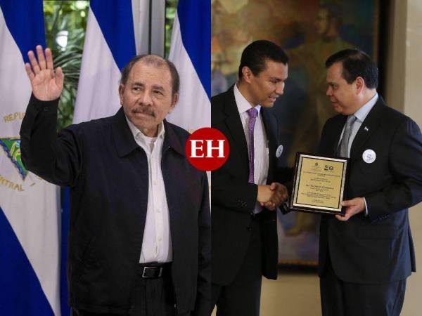 La mandataria Castro le envió el 28 de junio una placa a Daniel Ortega.