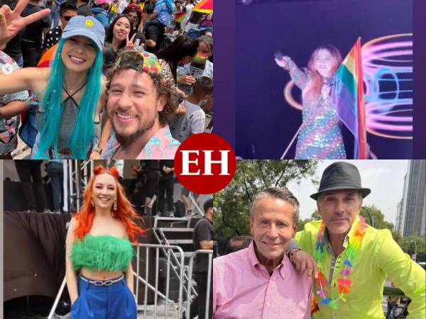 Danna Paola, Alfredo Adame, Sergio Mayer y algunos famosos influencers fueron parte de la marcha del orgullo LGBT+. Aquí algunas imágenes que los famosos compartieron en redes.