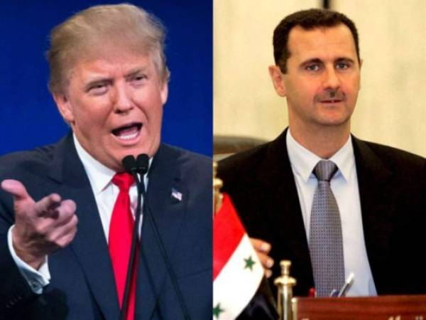 Donald Trump y Bashar al Asad (Foto: Agencias/AP/AFP)