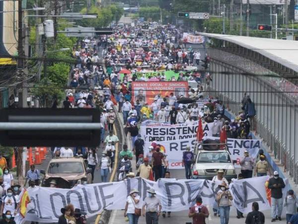 Los sindicalistas salvadoreños también se pronunciaron en contra del bitcóin, que tiene curso legal en el país desde septiembre del año pasado a la par del dólar.