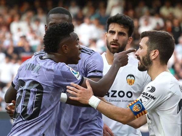 Vinicius Jr fue expulsado al último minuto del juego entre Real Madrid y Valencia en Mestalla.