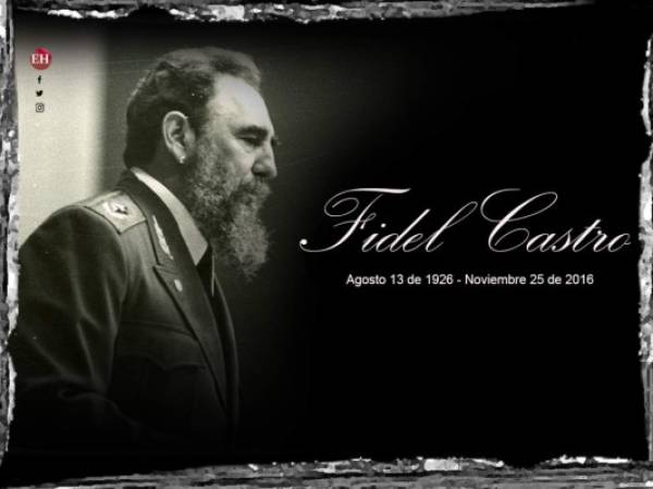 Fidel Castro muere a los 90 años de edad.