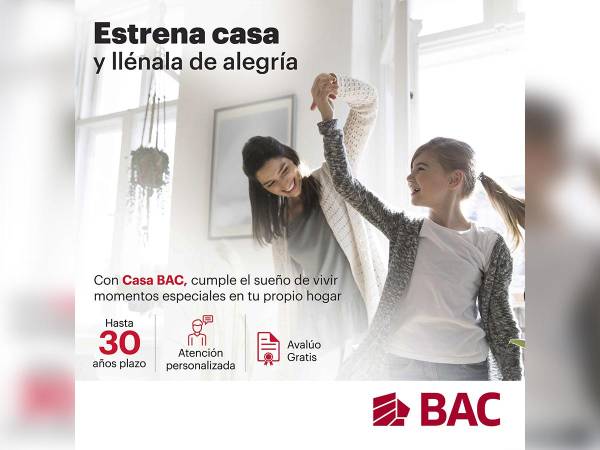 La campaña “Con BAC, estrena casa y llénala de amor, diversión y alegría” abre las puertas a nuevos horizontes. ¡Descubre cómo Casa BAC Credomatic hace posible el sueño de tu hogar propio!”