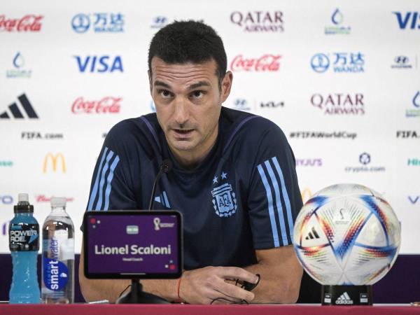 Lionel Scaloni pidió calma previo al debut de Argentina este martes frente a Arabia Saudita.