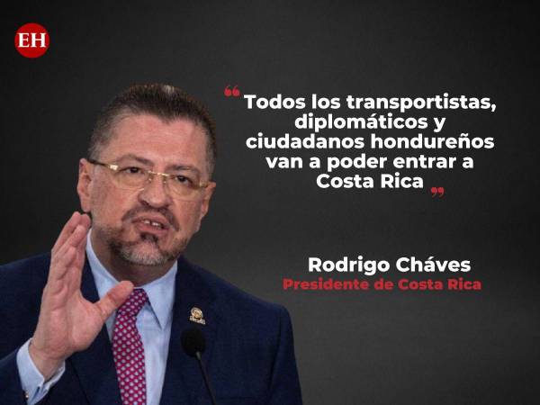 En una conferencia de prensa llevada a cabo en Casa Presidencial de Costa Rica, el presidente Rodrigo Cháves, reveló que los ciudadanos hondureños ya no requerirán visa para ingresar al territorio costarricense y viceversa. Estas son las frases destacadas que dejó durante su anuncio.