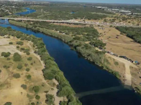 Imagen de referencia del río Bravo, uno de los sitios más peligrosos en la ruta migrante hacia Estados Unidos.