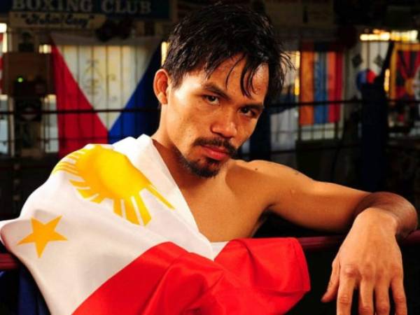 Manny Pacquiao, boxeador filipino, ahora retirado del profesionalismo.