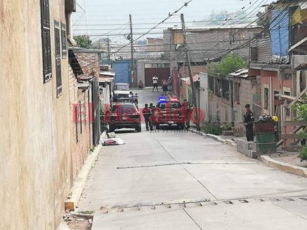 La canasta quedó enfrente del portón de una vivienda. Foto Estalin Irías| EL HERALDO