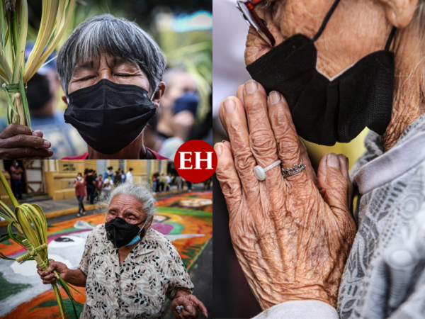 Con las manos juntas en posición de oración, sus cabezas inclinadas en señal de humillación o con sus ojos cerrados elevando una súplica y pidiendo el perdón de sus pecados... estas son las imágenes que marcaron el inicio de la Semana Santa en la capital hondureña. Dale clic a la galería para ver más fotografías a continuación.