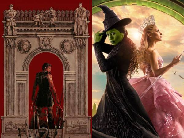 270 millones en todo el mundo, 206 millones solo en Estados Unidos. Son las cifras conjuntas de la recaudación que han logrado ‘Wicked’ y ‘Gladiator 2’ a lo largo de su estreno en el fin de semana.