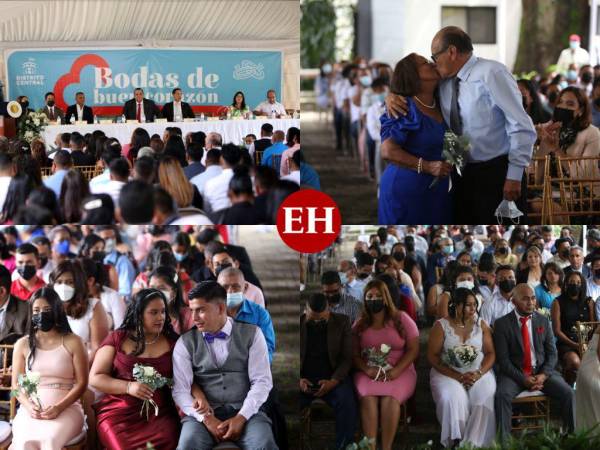 ¡Juraron estar juntos para siempre! Unas 30 parejas que asistieron a las tradicionales bodas gratis realizadas por la Alcaldía Municipal del Distrito Central (AMDC) en agosto, en conmemoración al mes de la familia. En la siguiente galería le mostramos las emotivas fotos que dejó el evento.