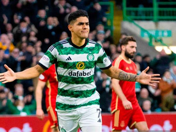 Luis Palma anotó su quinto tanto en la goleada contra el Aberdeen, donde realizó una triple asistencia con el Celtic en la Liga Premier de Escocia.