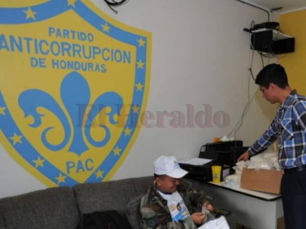 Instalaciones del Partido Anticorrupción en Tegucigalpa.