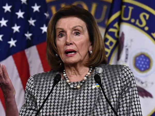 La presidenta de la Cámara de Representantes de Estados Unidos, Nancy Pelosi.