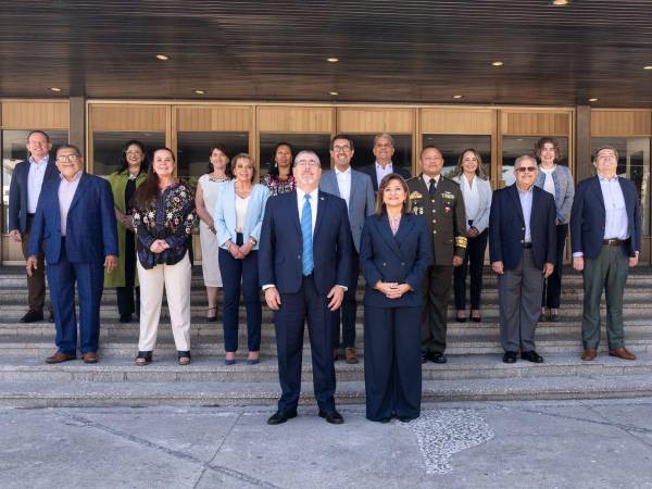 El gabinete de Bernardo Arévalo está conformado por 14 ministerios.