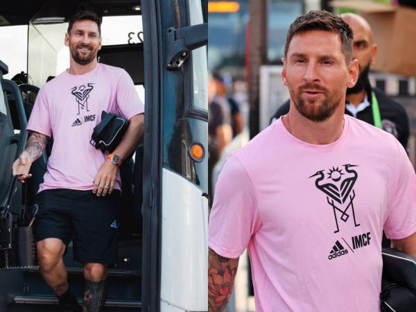 Leo Messi se dio tiempo de saludar a los aficionados que se mostraron eufóricos al momento de su llegada al DRV PNK Stadium.