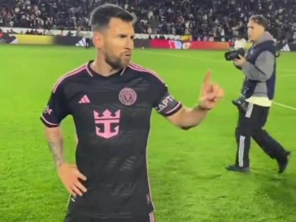 Messi fue contundente con su respuesta a Eriq Zavaleta