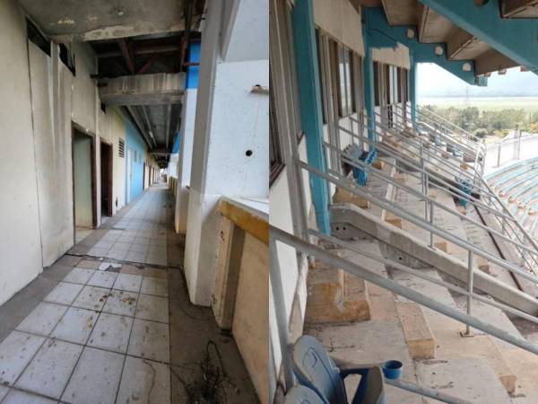 El Estadio Olímpico de San Pedro Sula pasó de ser la casa de la Selección de Honduras a estar totalmente abandonado y destruido en su intimidad.