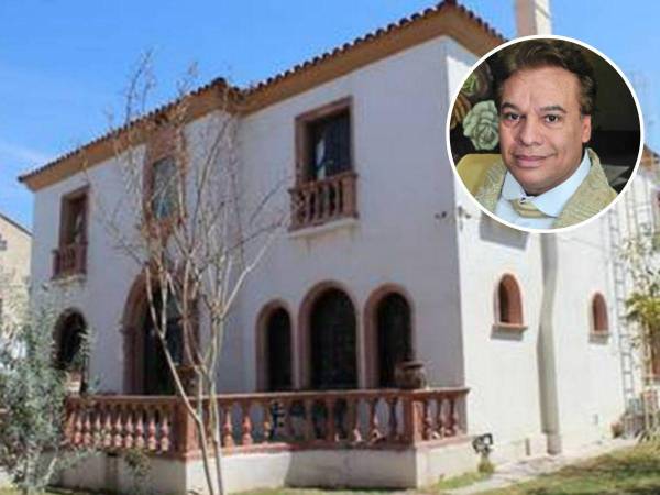 Así luce el exterior de la propiedad de Juan Gabriel, el entrañable artista mexicano.