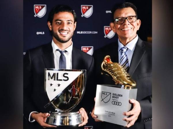 Carlos Vela es el primer jugador mexicano que recibe el “MVP”. Foto: @LAFC.