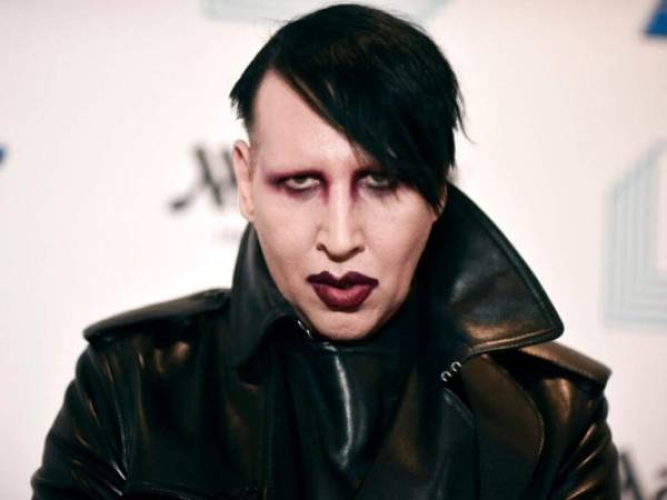 Manson enfrenta dos cargos menores de agresión simple derivados del presunto incidente del 19 de agosto de 2019 en el Bank of New Hampshire Pavilion en Gilford. FOTO: AP