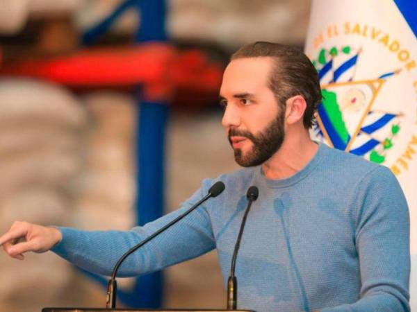 El presidente de El Salvador, Nayib Bukele.