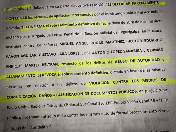 Fiscales de la Fiscalía Especial de los Derechos Humanos anunciaron formalización de acusaciones contra exministros de CONATEL.