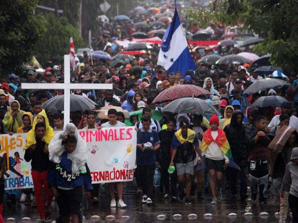 En 2022, miles de hondureños se sumaron a las caravanas en busca del “sueño americano”.